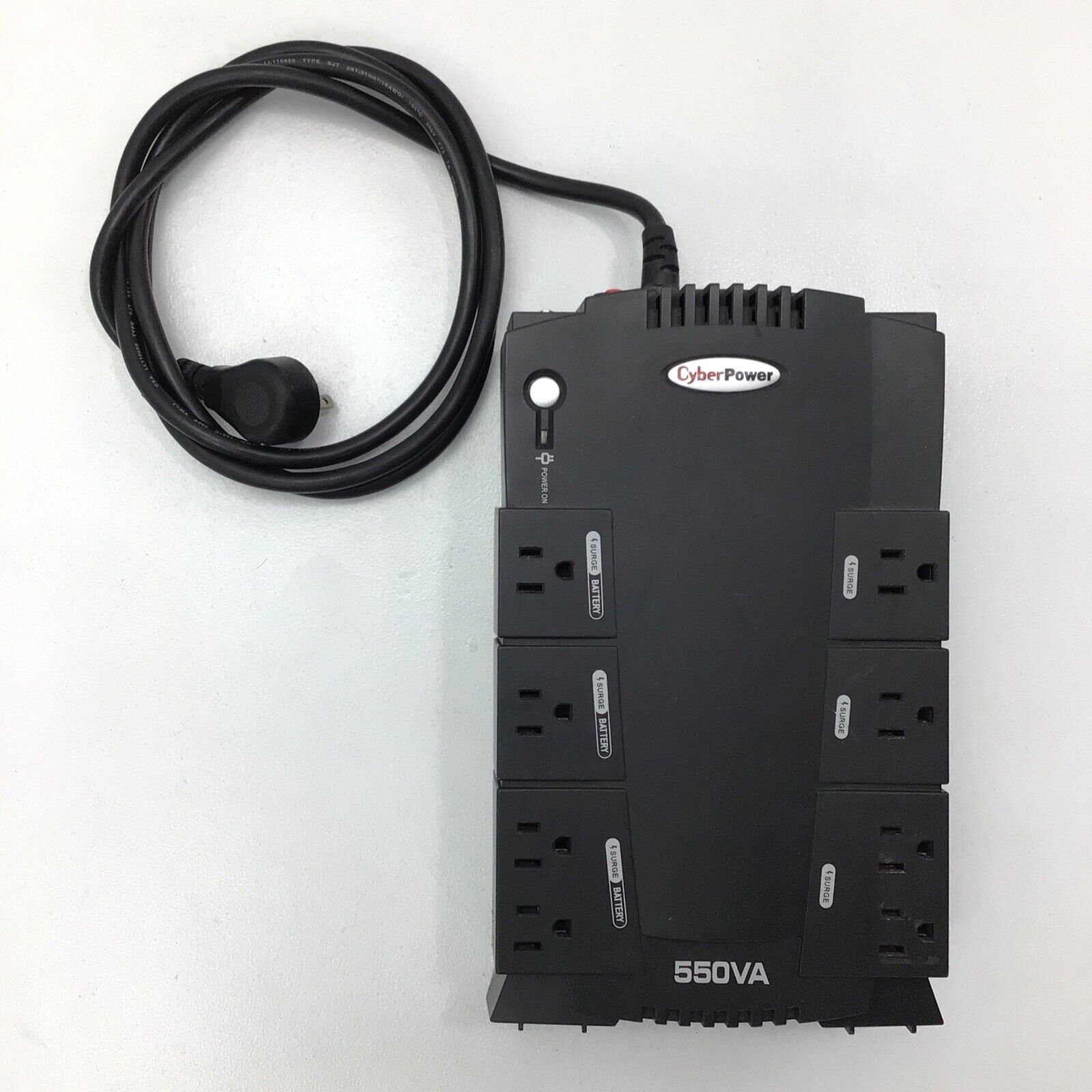 CyberPower Uninterruptable Power Supply - 550VA - 8-Plug 6FT cord No Battery