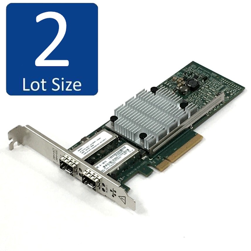 Lot of 2 HP 656244-001 Ethernet 10Gb Dual Port 530SFP+ PCIe Card 652501-001 