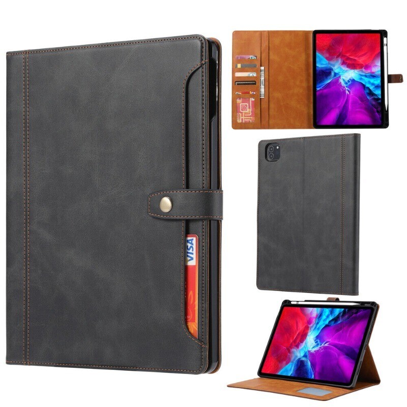 Fr iPad Pro 11 13 inch (M4) 2024 Smart Case Magnetic Leather Wallet Stand Cover 