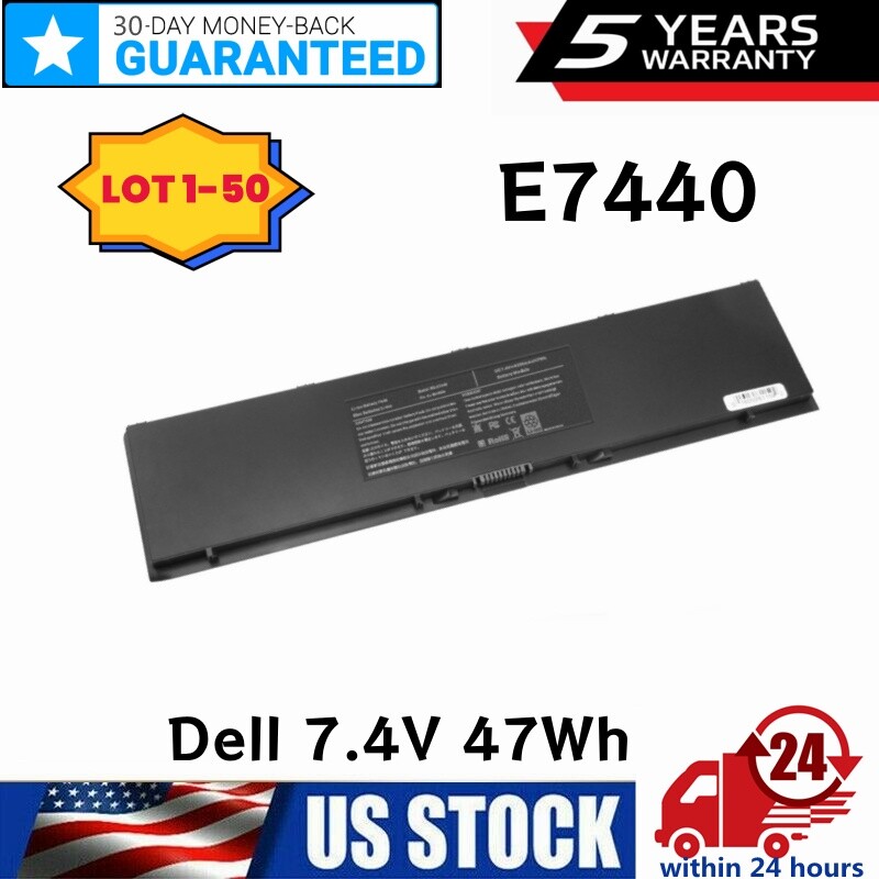 Lot E7440 34GKR 3RNFD Battery For Dell Latitude 14 7000 E7450 E7420 PFXCR