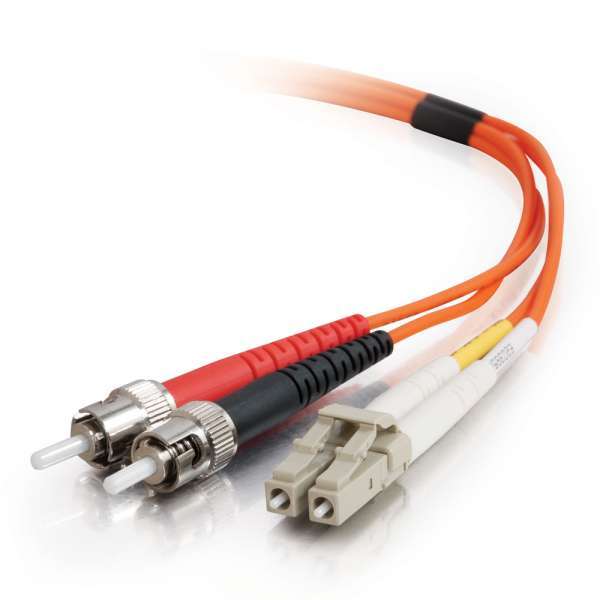  5 PACK LOT 1m LC-ST Duplex 62.5/125 OM1 Multimode Fiber Patch Cable Orange 3FT