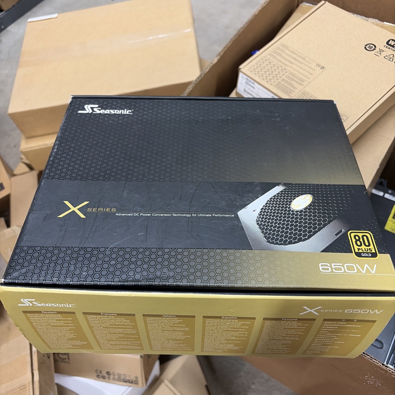 SeaSonic X Series X650 80 Plus Gold 650W ATX12V Fully Modular Power Supply PSU