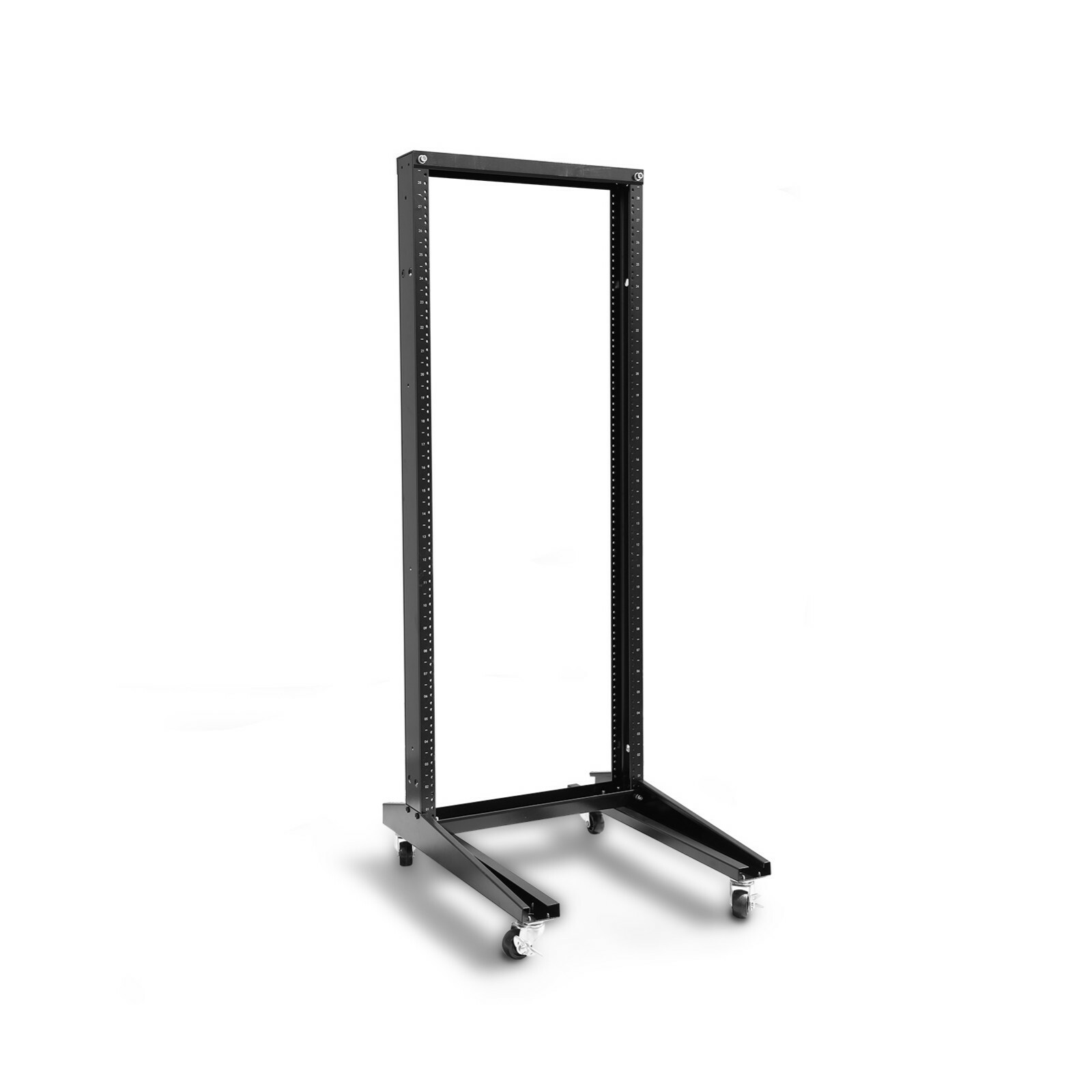 42U Movable 19inch 2 Post Open Frame Heavy Duty IT Network Data Server Rack