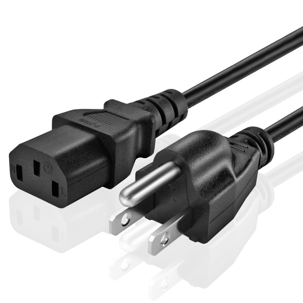 Premium  6ft Replacement Power Cord for BowFlex TreadClimber TC6 / TC20