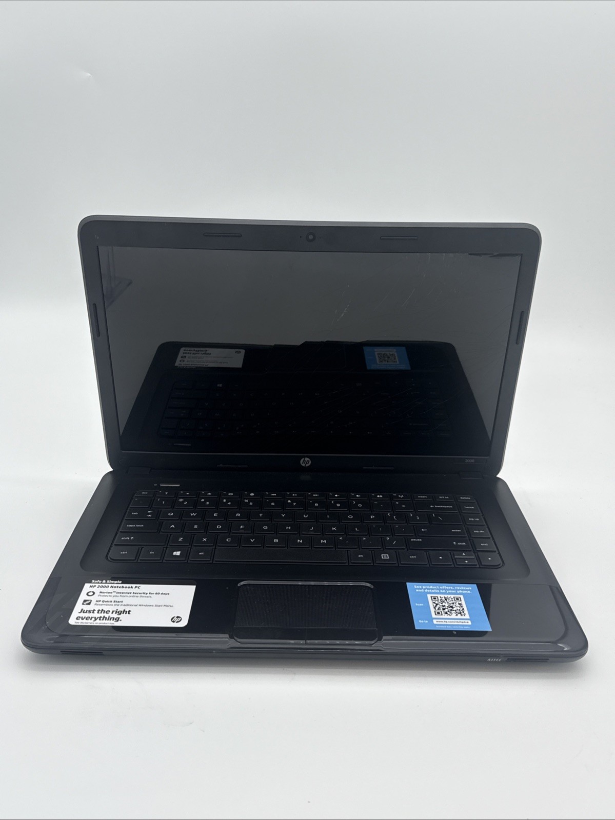 HP 2000-2D29WM Laptop AMD E2-1800 1.7GHz 4GB RAM No HDD No Battery Parts