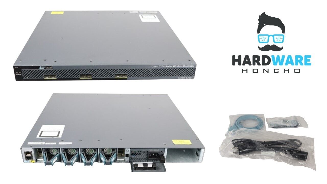 Cisco AIR-CT5760-100-K9 Wireless Controller - Network management device - 6 port