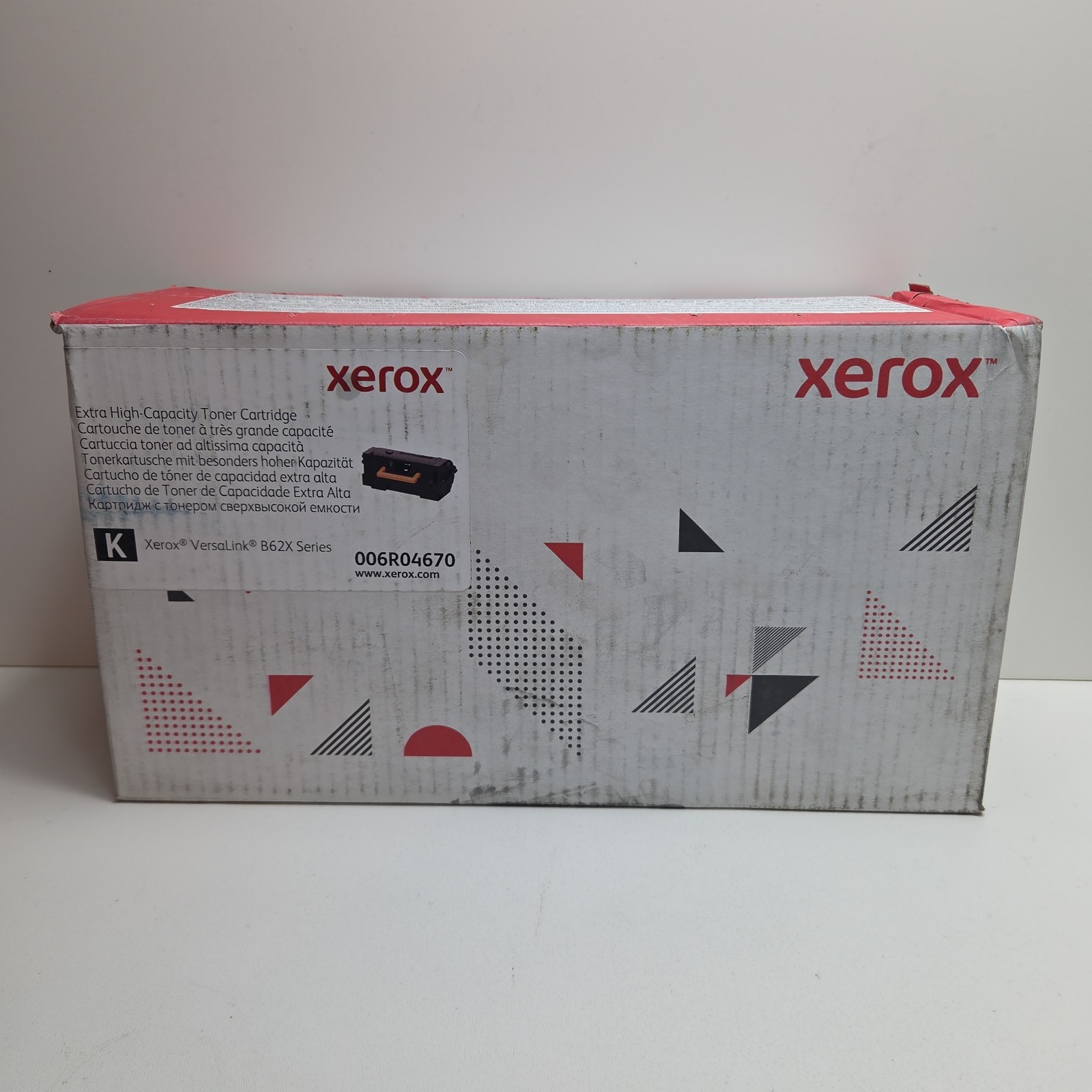 NEW GENUINE - XEROX 006R04670 High-Capacity BLACK Toner for B62X Sealed Ugly Box