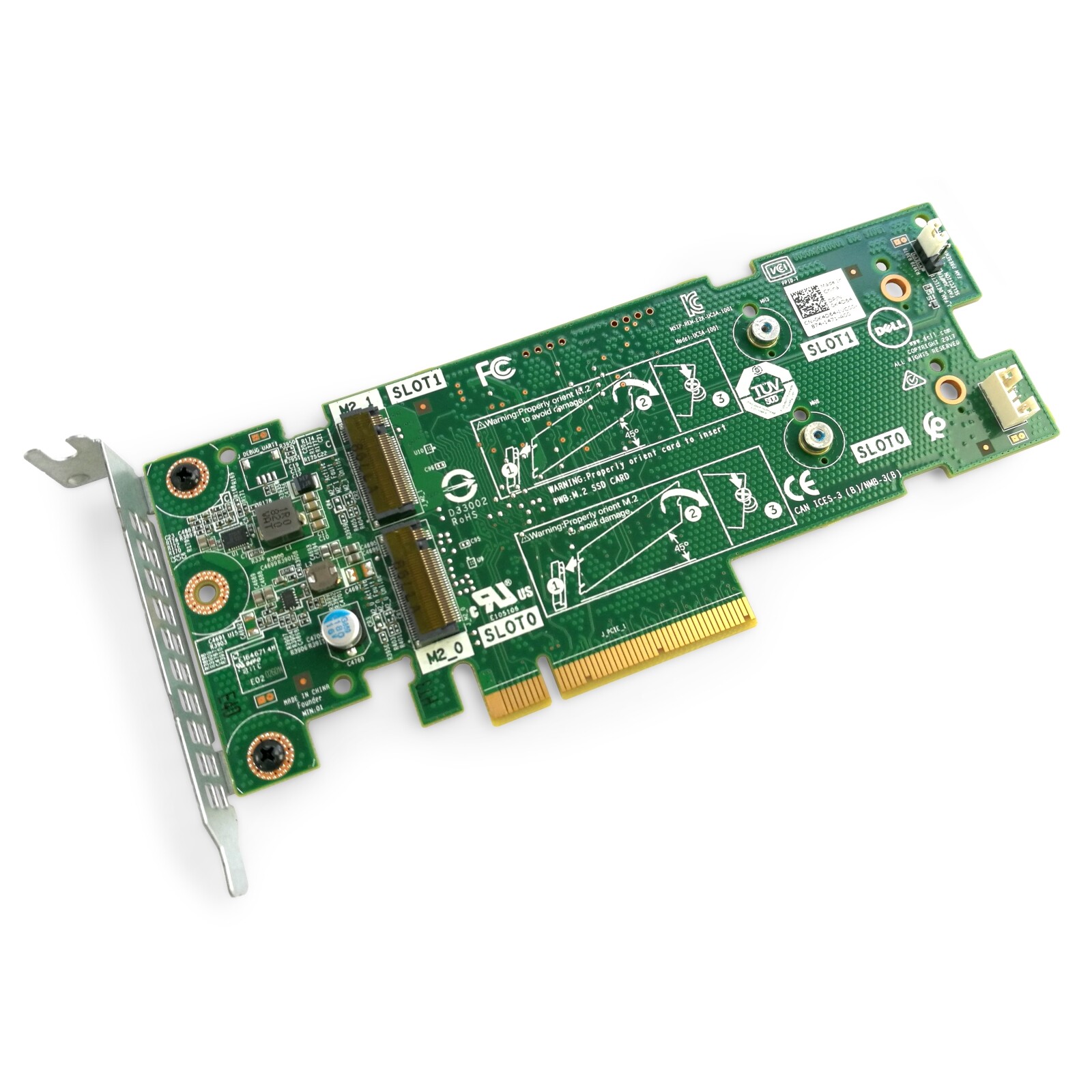 Dell 0K4D64 (Dual-Slot) Boot-Optimized Server Storage Adapter Boss-s1 PCIe Card