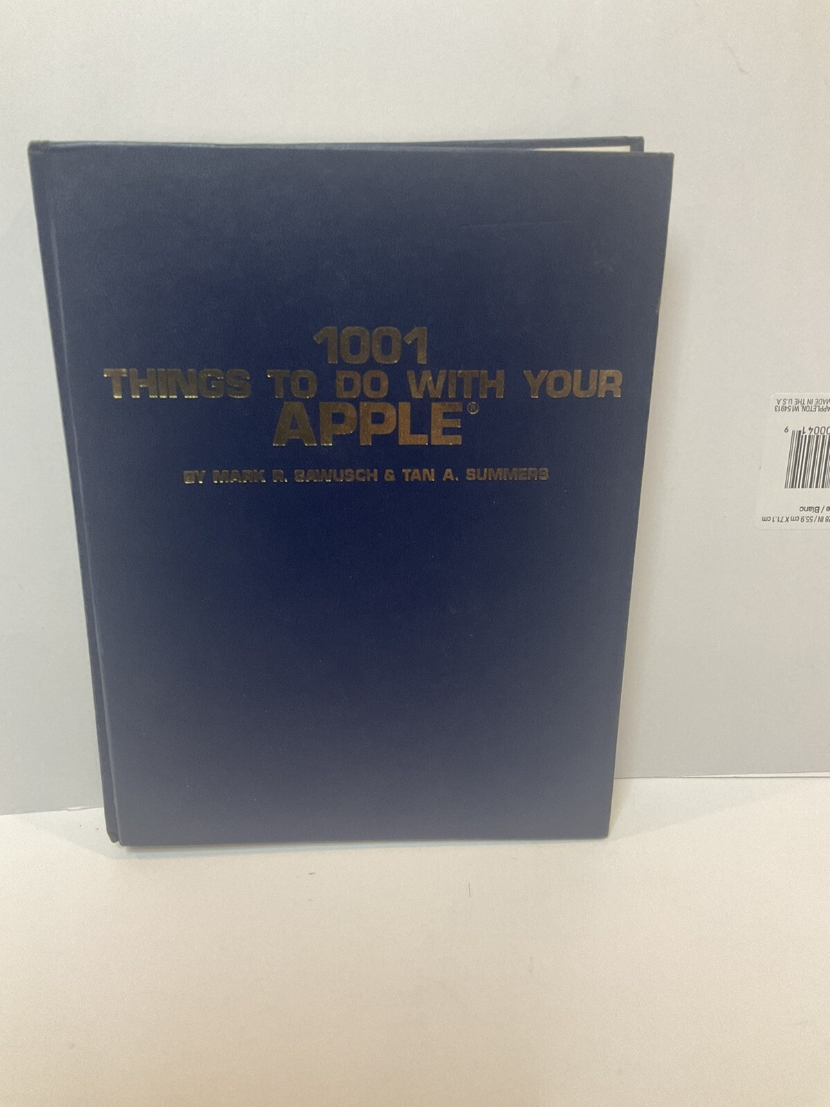 Vintage Book Apple II 1001 Things To Do With Your Apple First Edition Hardcover