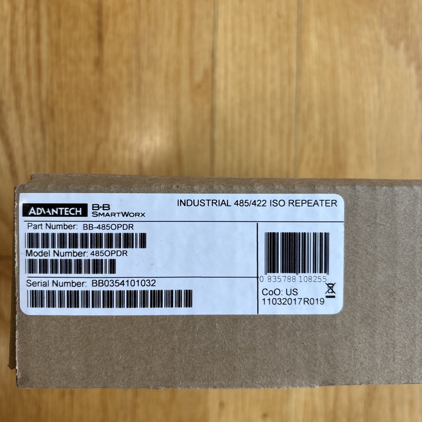 Advantech BB-485OPDR RS-422/485 Isolated Repeater / Extender – Brand New
