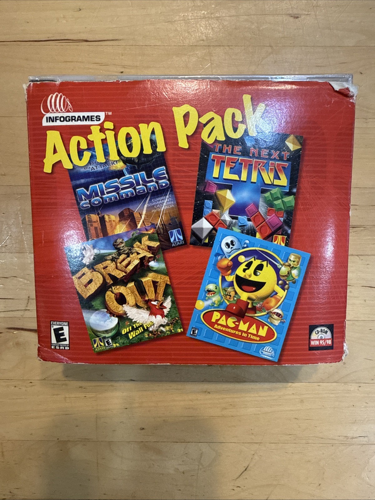 Infogrames Action Pack PC – Sealed Retro Atari Classics Pac‑Man Tetris Bundle
