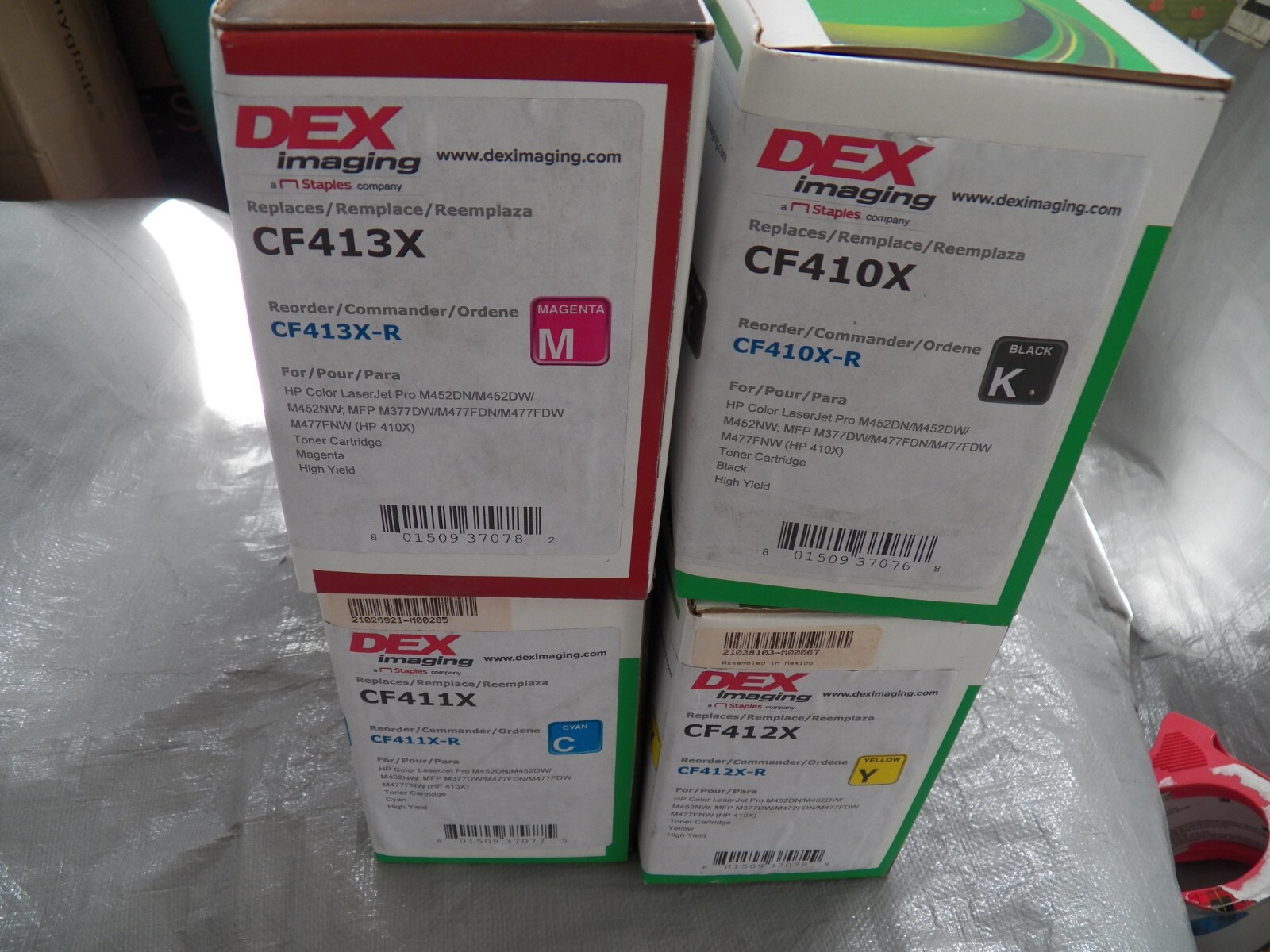CF410X CF411X CF412X CF413X Toner Fits for HP 410X Pro M452 MFP M377 M477 Series