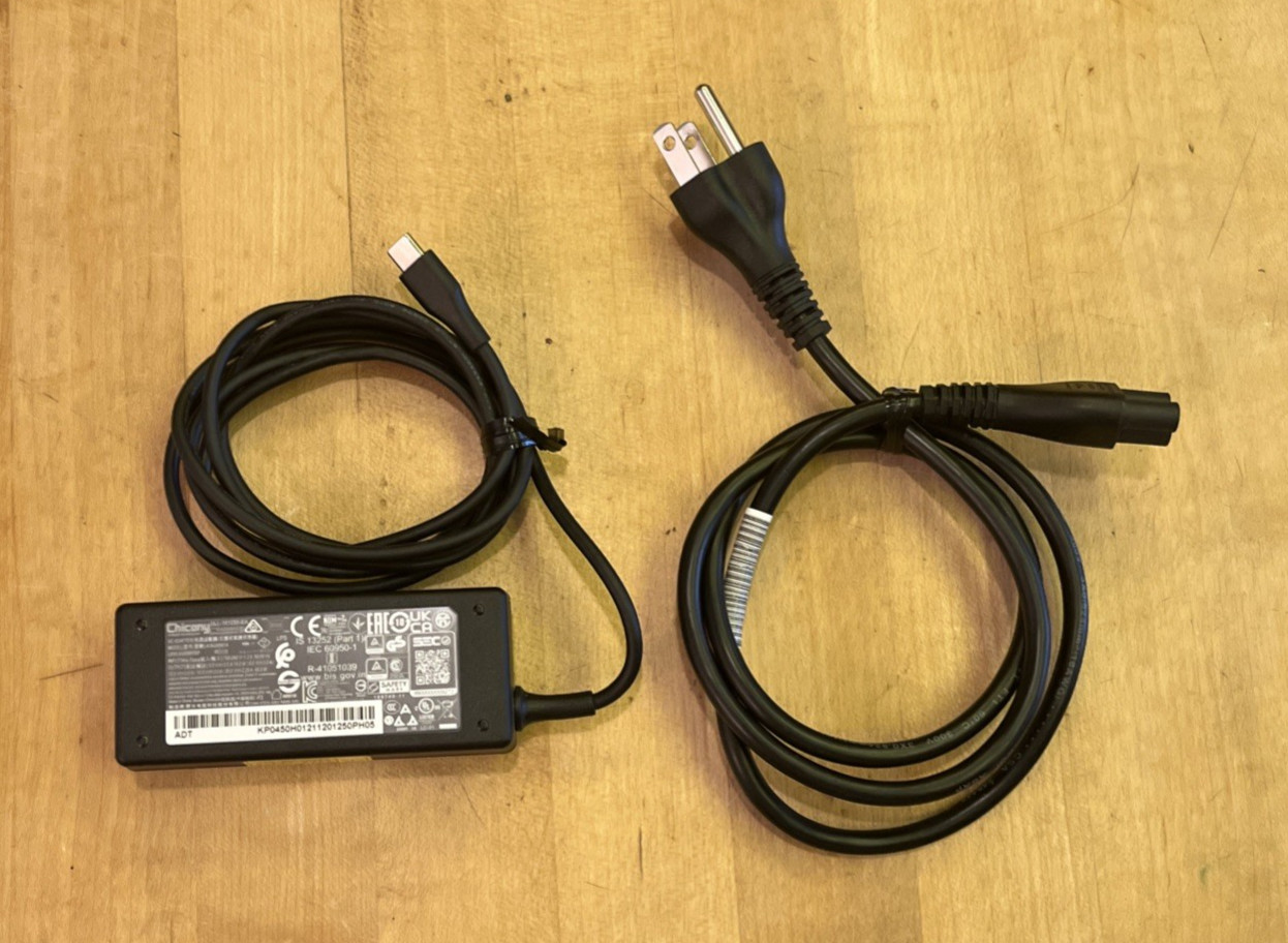 Chicony A18-045N1A 20V 2.25 Amp 45W Laptop AC Adapter Charger Power Supply USB-C