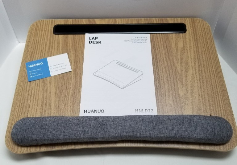 HUANUO Laptop Lap Desk with Cushion, Fit up to 15.6" Laptops