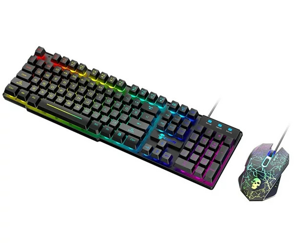 KUIYN T6 Gaming Keyboard Mouse Mouse Pad Wired Rgb -  Kit