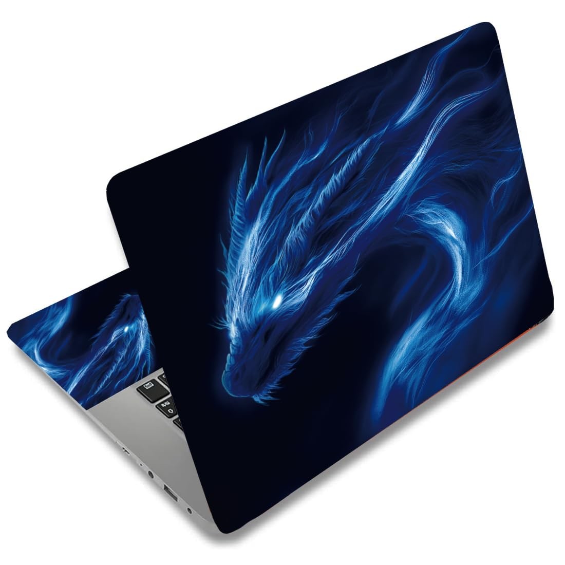 SUPERDANT Blue Dragon Laptop Skin Sticker, 12-15.6 Inch