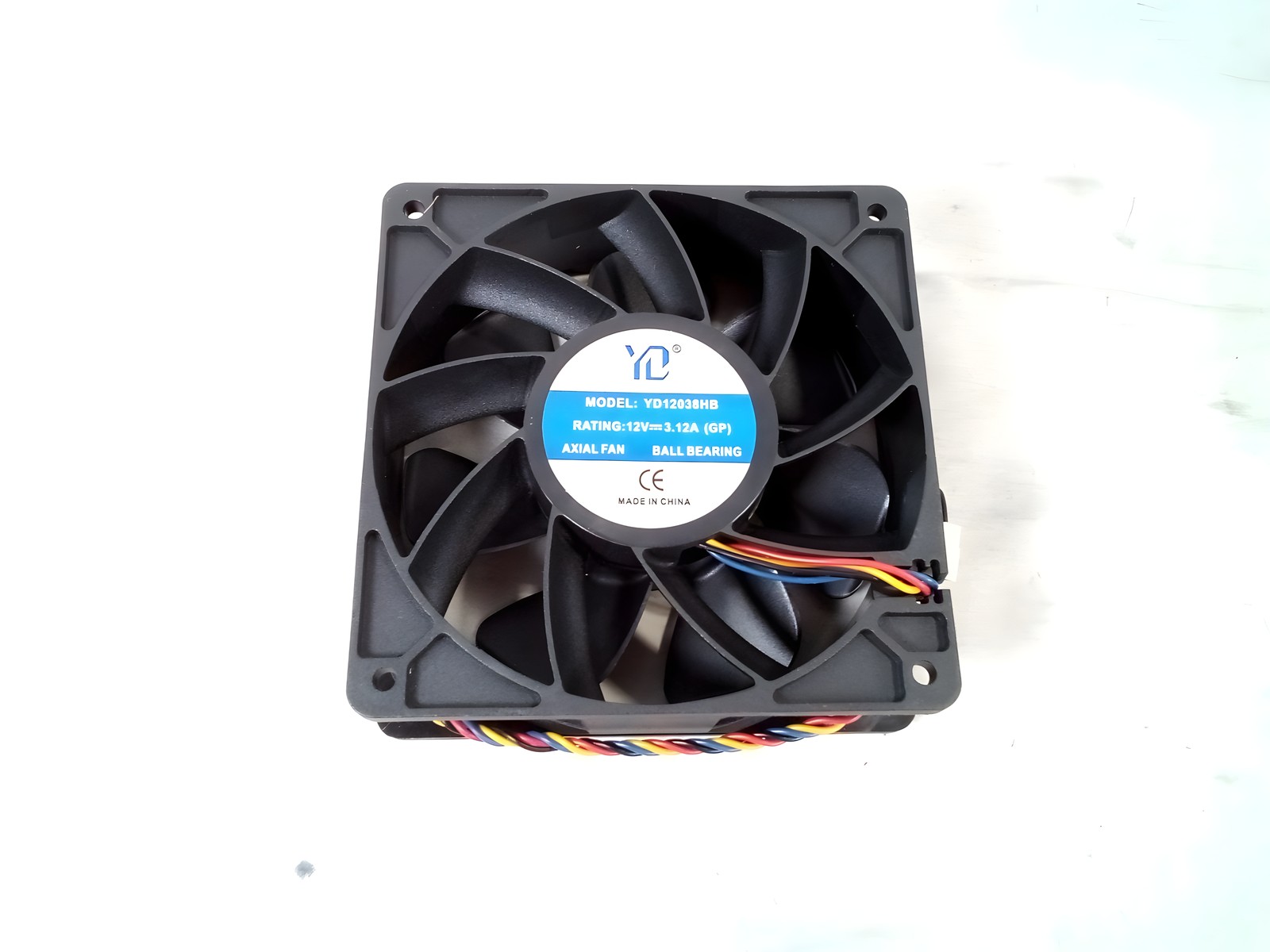 YD12038HB 12038 12V 3.12A 12CM 4-Wire PWM Cooling Fan