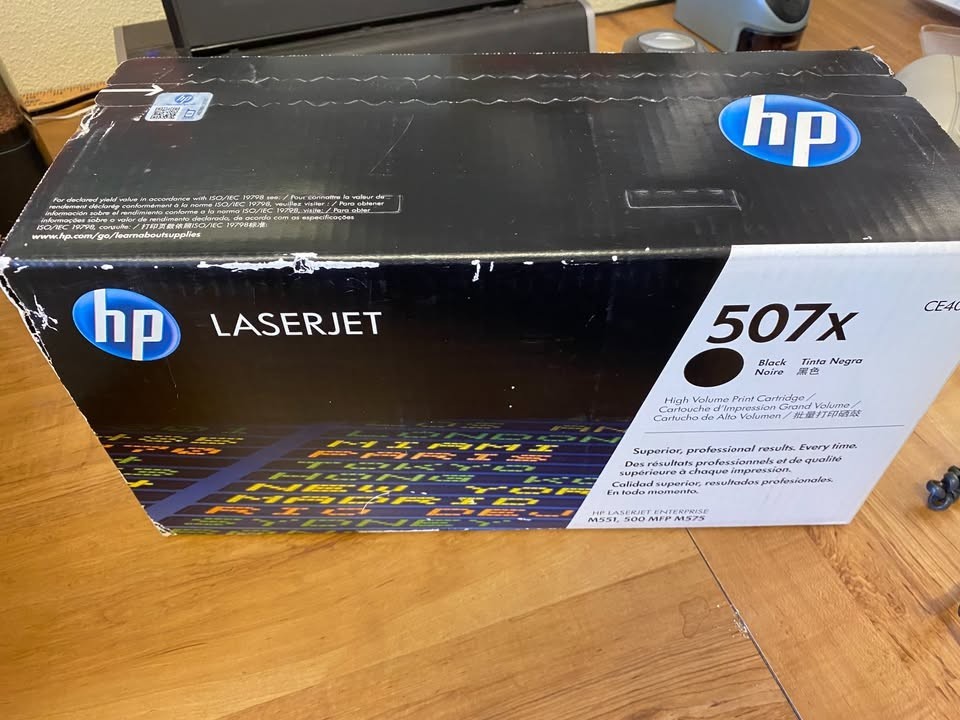 HP 507X Black High Yield Toner Cartridge