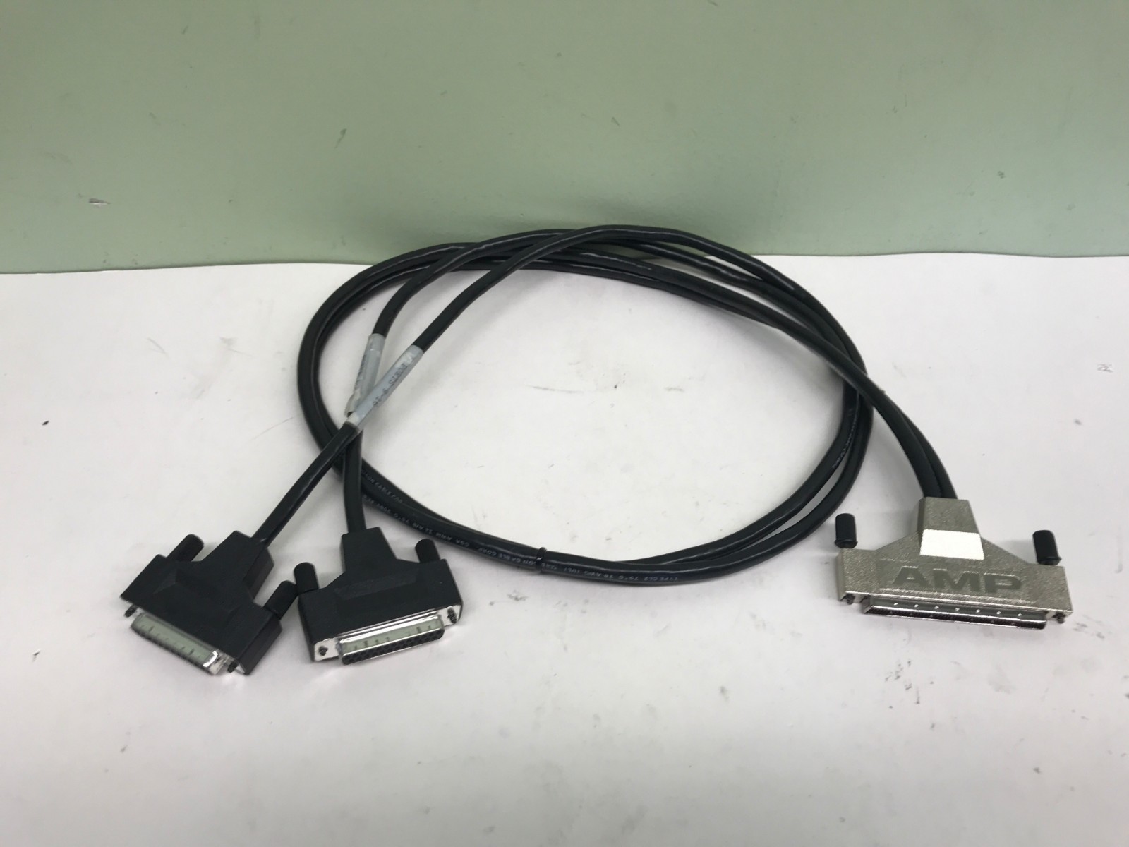 AMP HPDB 100 pin Male To Two DB25 female  3 feet cable , 750031-01