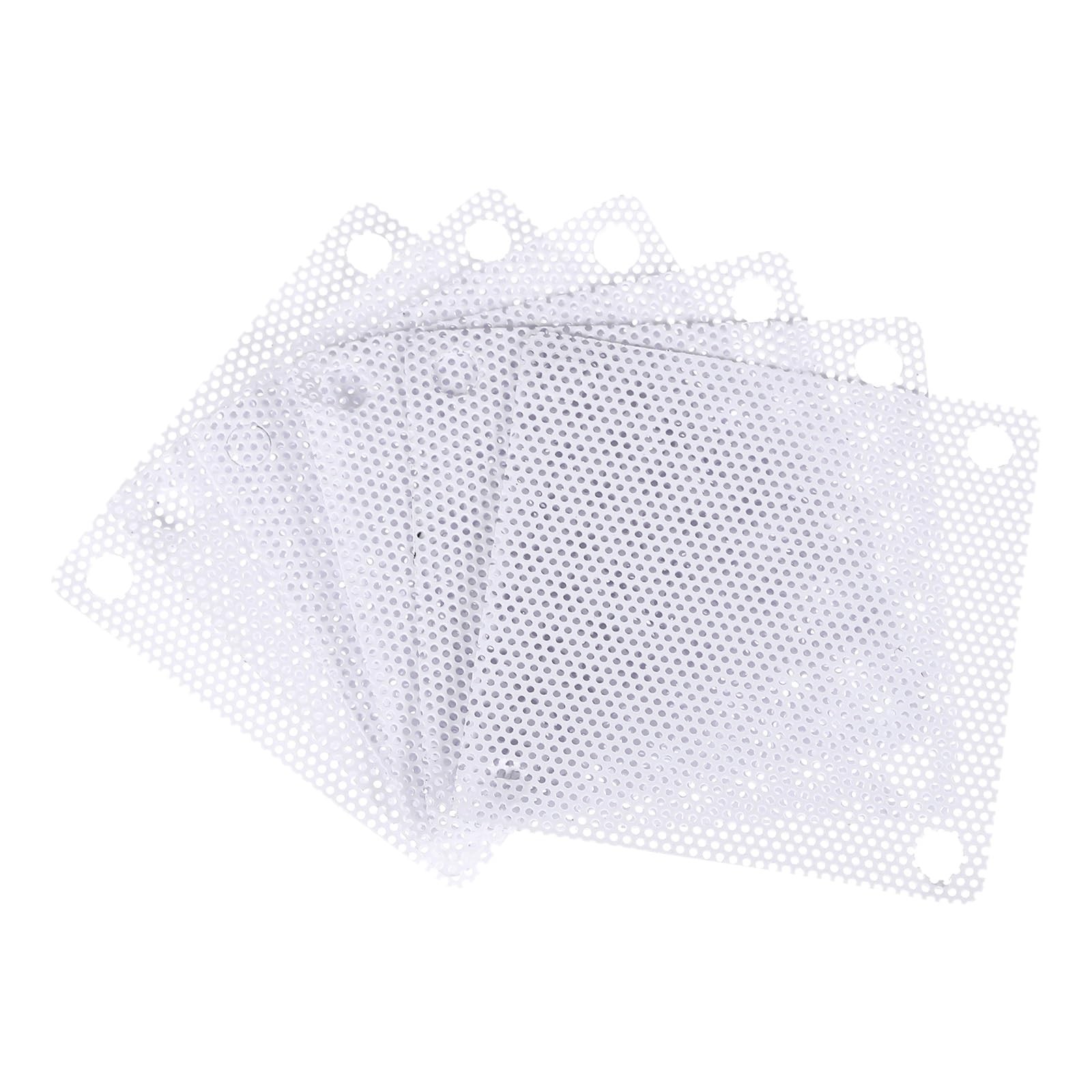 6PCS PC Dust Filter, 50x50mm PVC Computer Case Cooler Dustproof Mesh Cover Fa...