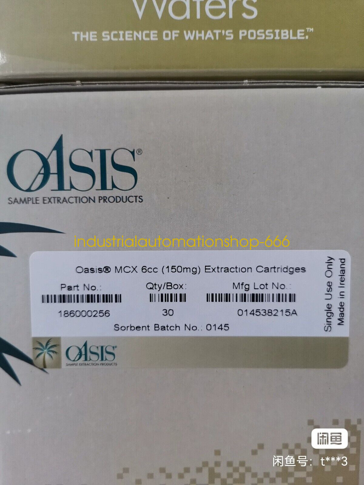 1PC NEW Waters Oasis MCX 6cc（150mg）Columella 186000256 Via DHL or FedEX