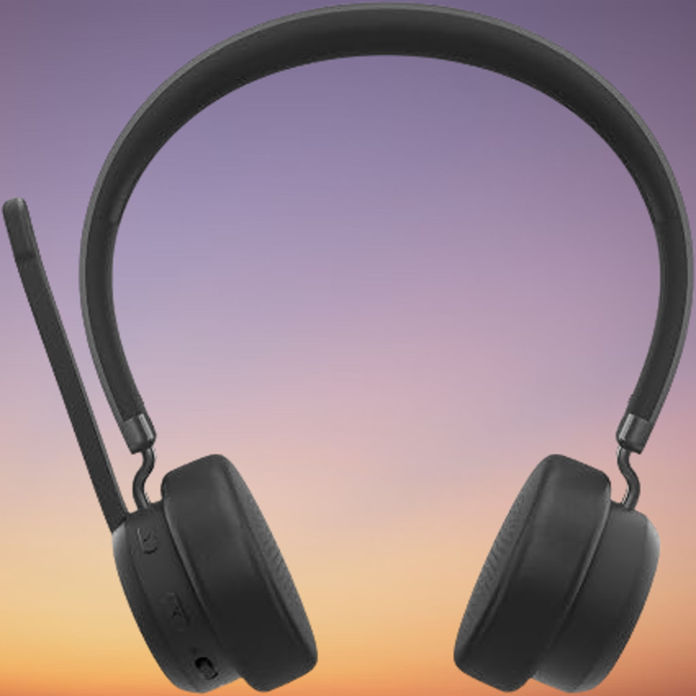 Lenovo 4XD1M80020 Wireless Headset, BT5.3, 31Hr Talk, 60Hr Playback