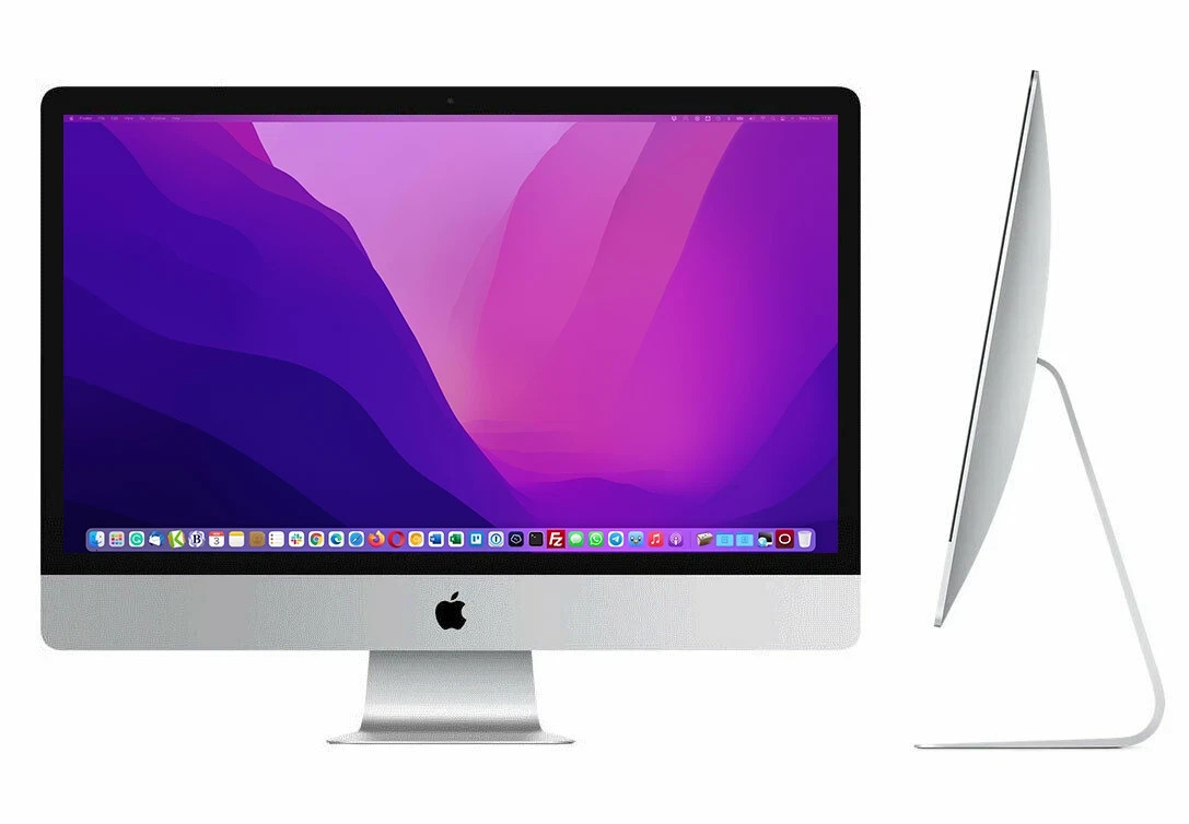 Apple iMac 27" Retina 5K 3.2GHz 32GB RAM 2TB SSD - Monterey OS X + Windows 10 