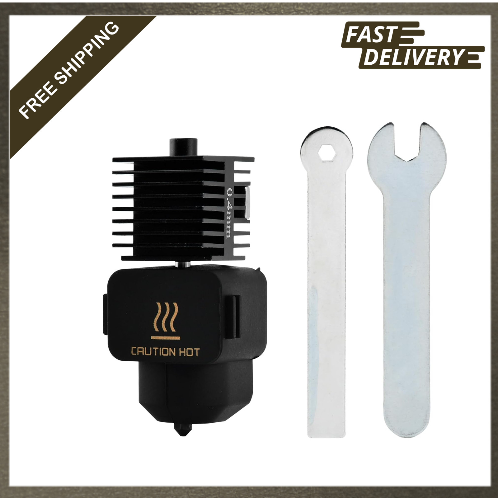 Bamboo Lab A1 Mini Hotend Kit Hardened Steel Nozzle 0.4mm High Temp Compatible