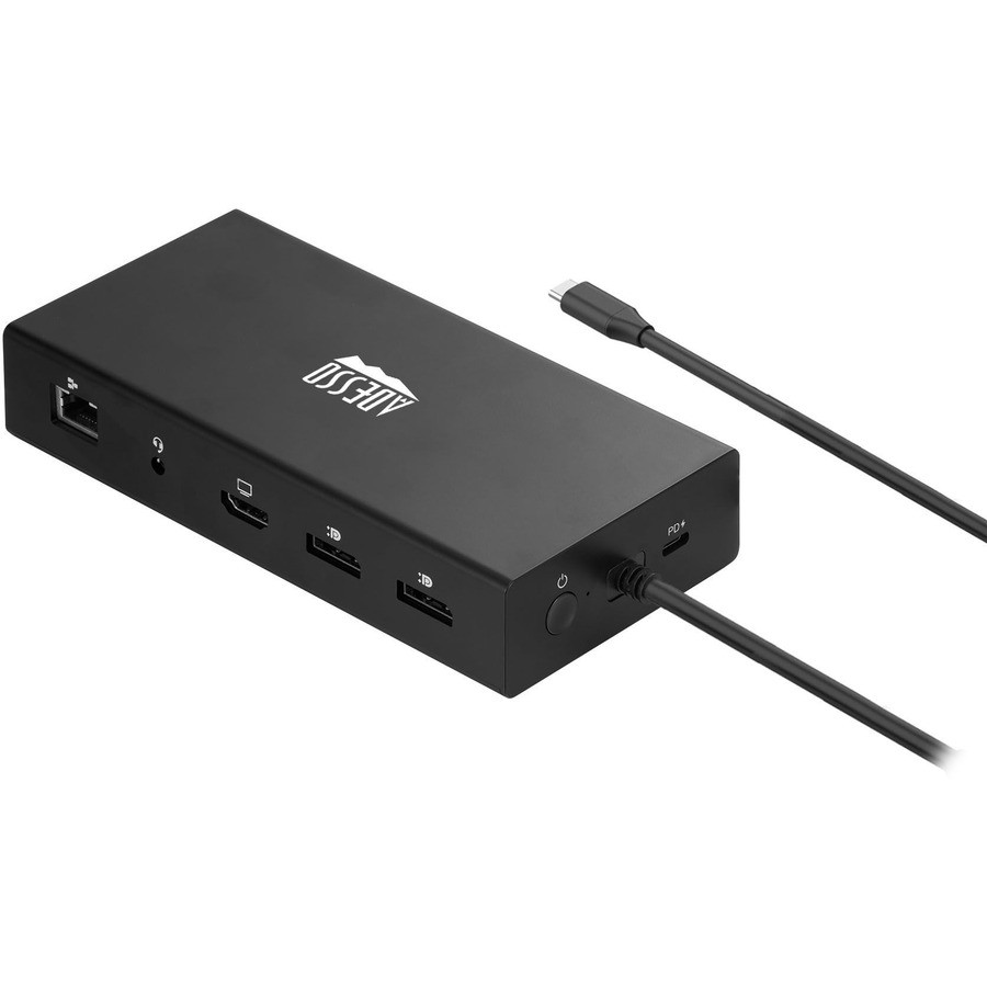 Adesso 12-in-1 USB-C Multi-Port TAA Compliant Docking Station Black AUH4060