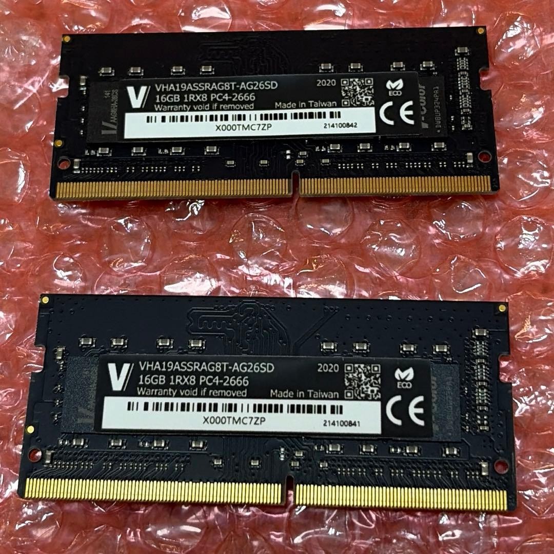 16GB DDR4 Laptop RAM Kit PC4-2666 2-Piece Used