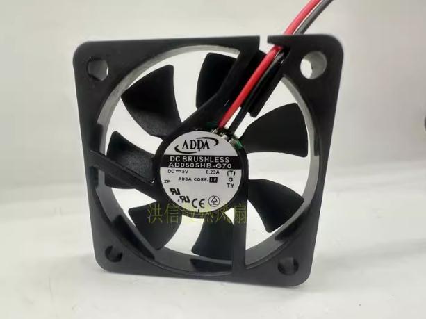 1PC ADDA 5010 AD0505HB-G70 DC5V 0.23A 5cm cooling fan
