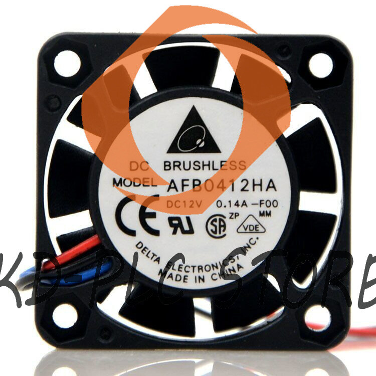 Delta AFB0412HA DC 12V 0.14A 4CM 4010 40x40x10MM two ball bearing cooling fan