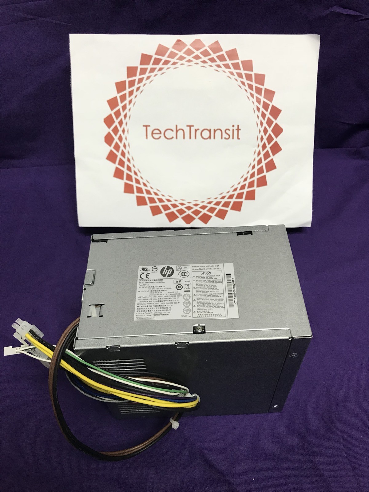 HP 611484-001 613765-001 320W Power Supply DPS-320NB A D10-320P2A