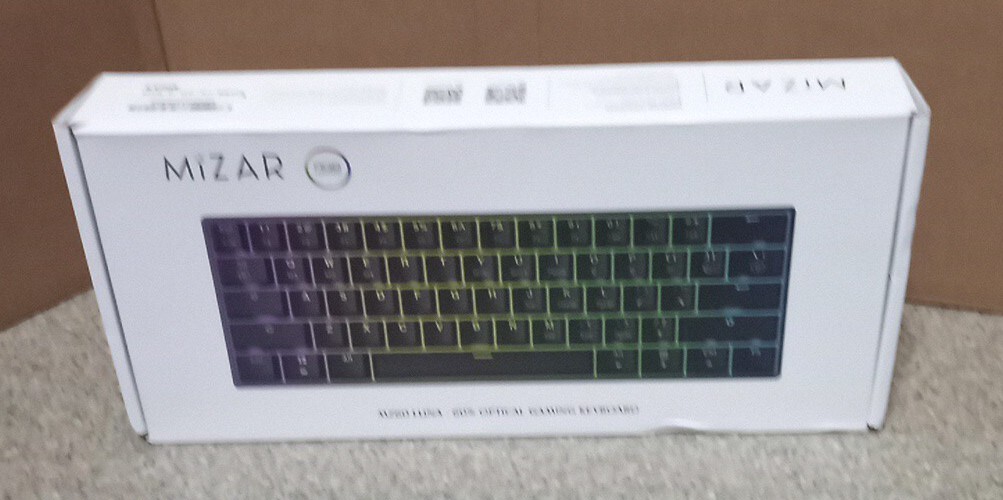 Mizar MZ60 Luna Mechanical Gaming Keyboard | 60% Keyboard 62 Key ANSI US Layo...
