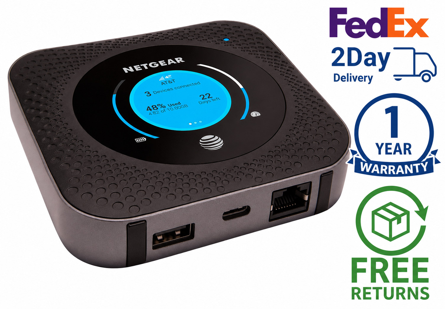 Netgear Nighthawk M1 MR1100 HotSpot ATT Unlocked Tmobile, Verizon