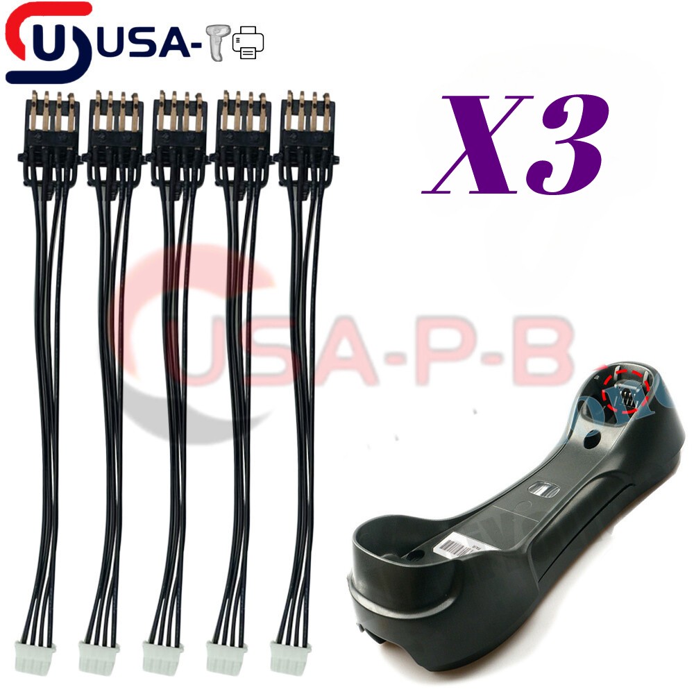 3PCS Cradle Connector for ZEBRA DS3578/DS3478/LS3578/LS3478 STB3578-ER FZ HD SR