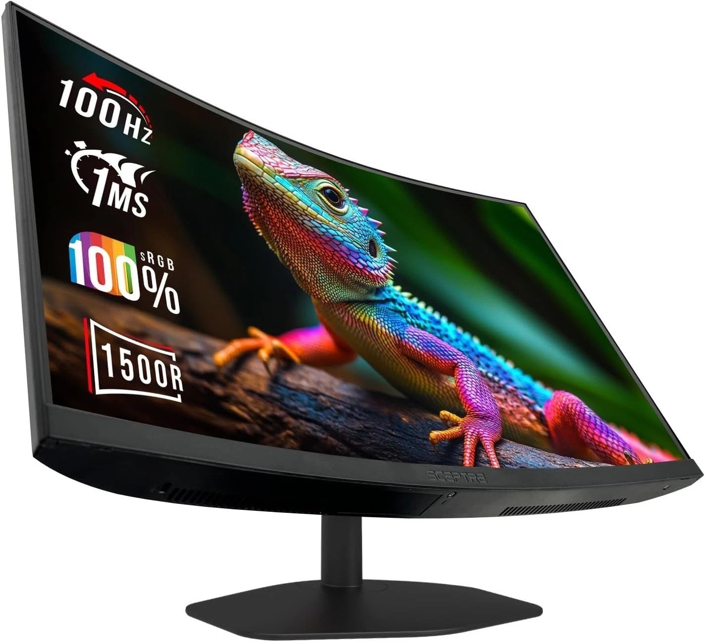 Ultimate 24-Inch Curved Monitor - 100Hz Refresh Rate, 1ms Response, Eye Care
