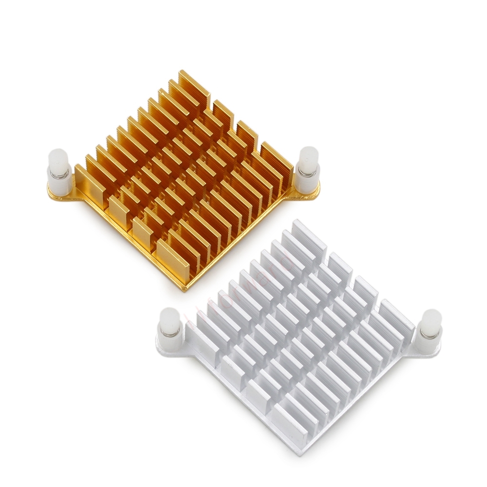 2 Pieces Aluminum 40x40mm Heatsink For PC Northbridge Cooling Hole Pitch 60mm