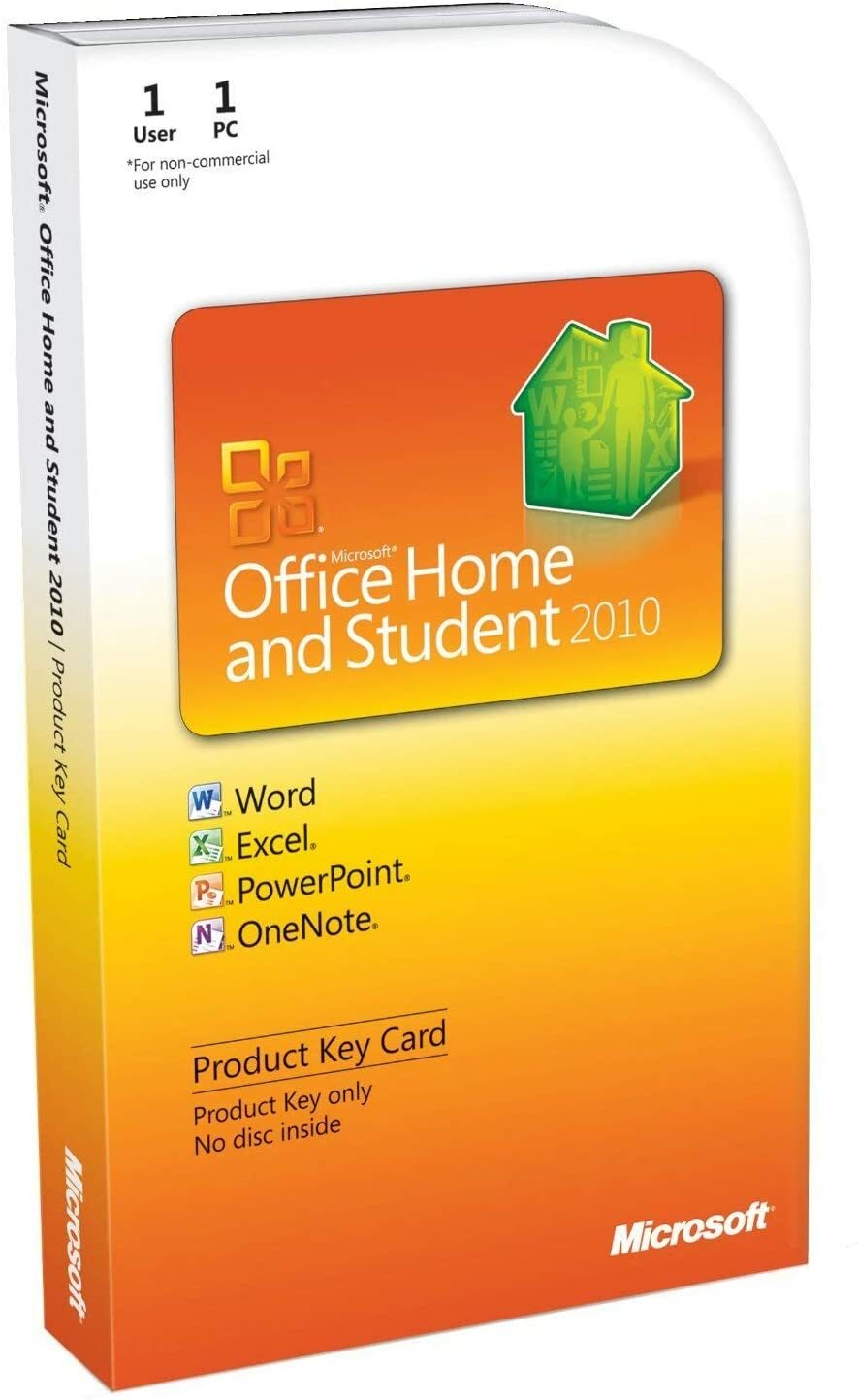 Microsoft Office Home & Student 2010 1PC PKC | Lifetime Use | No CC | #1 Expert