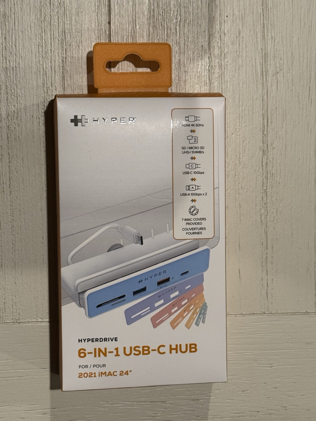 Hyper HyperDrive 6 in 1 USB C Hub Adapter HDMI For 2021 iMac BRAND NEW