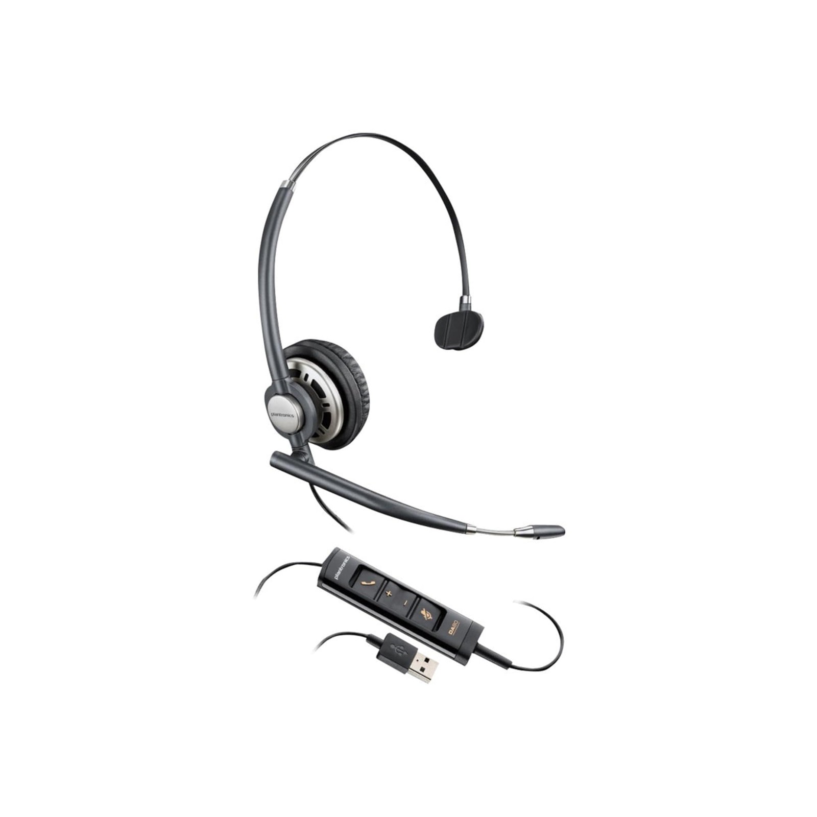 HP Poly EncorePro 715 USB-A Mono Headset Noise Cancelling Mic TAA Wired