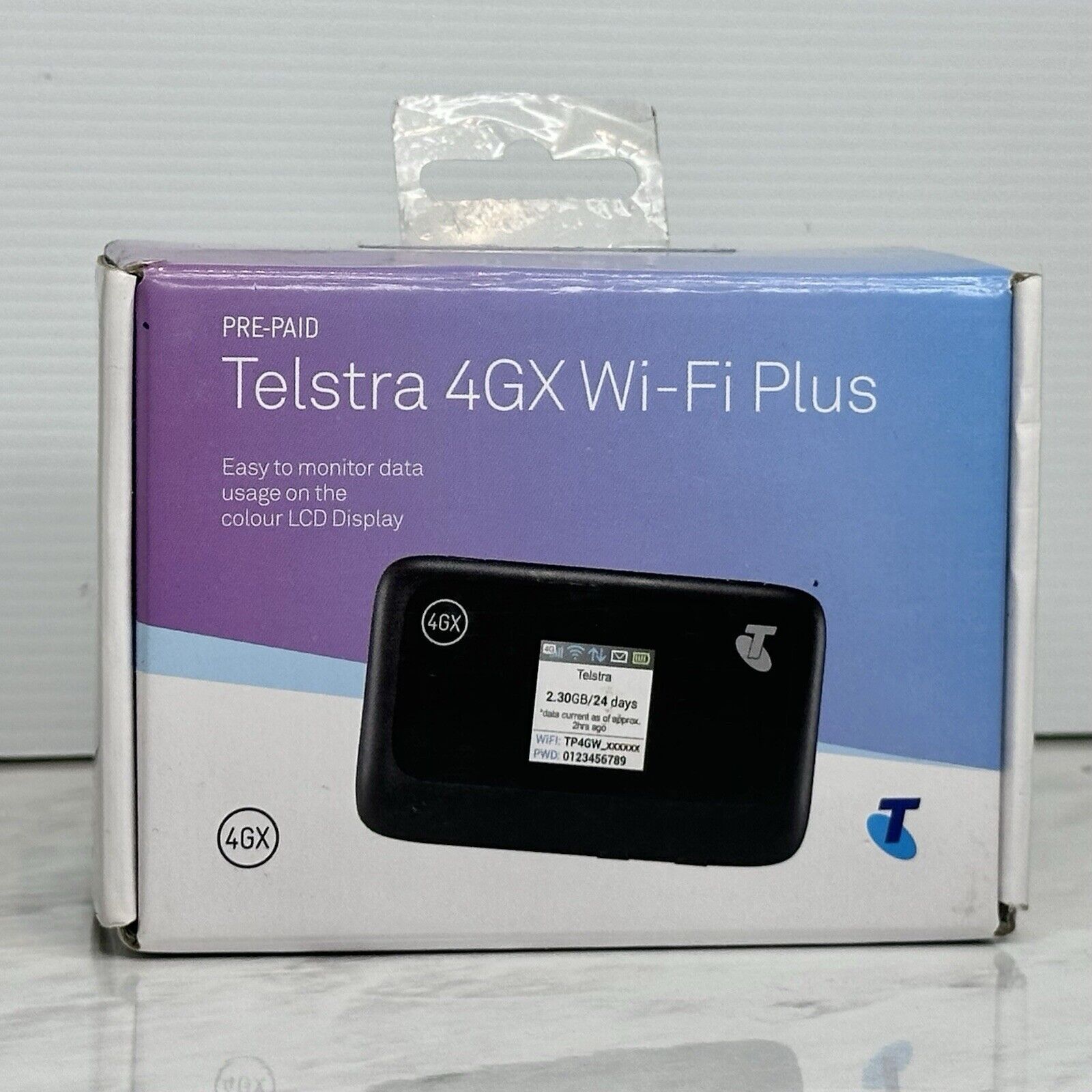 Telstra 4G 4GX PrePaid Wifi Plus Modem Hotspot ZTE MF910Y +Sim *READ DESCRIPTION
