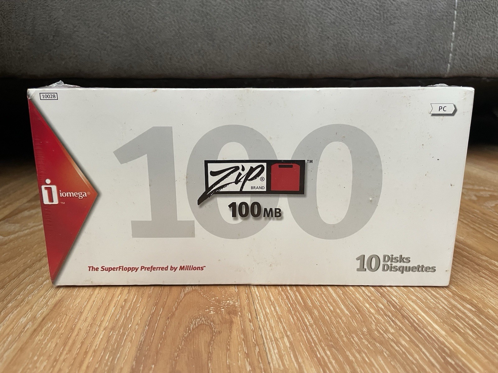 10028 OEM Iomega 100MB Disk 10-Pack New Sealed 