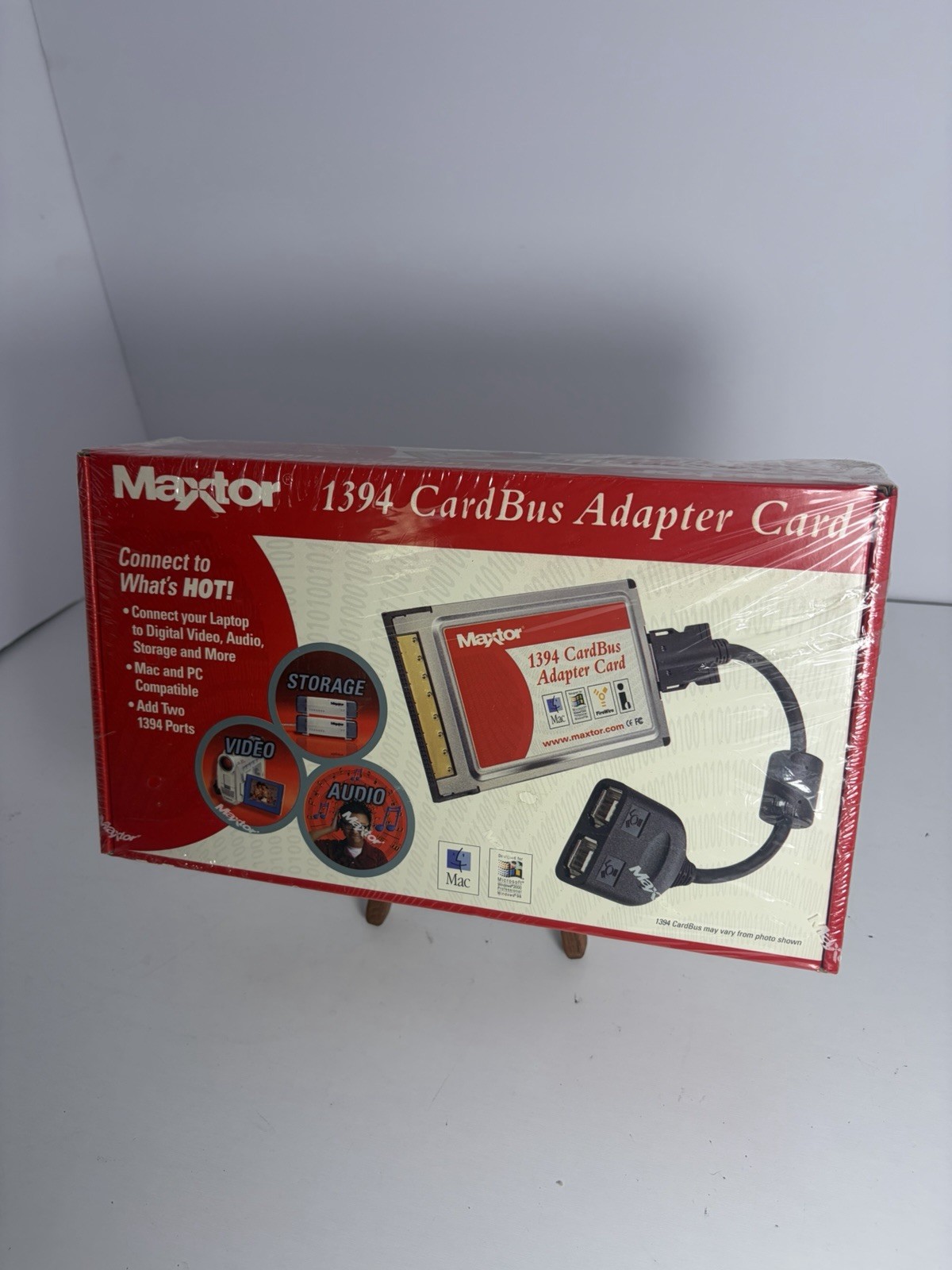 Maxtor 1394 CardBus Adapter Card Laptop FireWire PCMCIA - Sealed New 