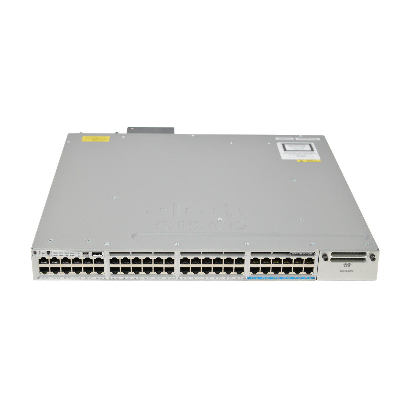 Cisco WS-C3850-12X48UW-S Catalyst 3850 48 port (12 mGig) UPOE IPB