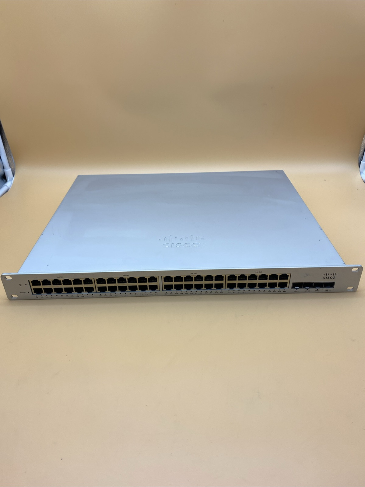 Cisco Meraki MS220-48LP Cloud Managed PoE Switch Unclaimed