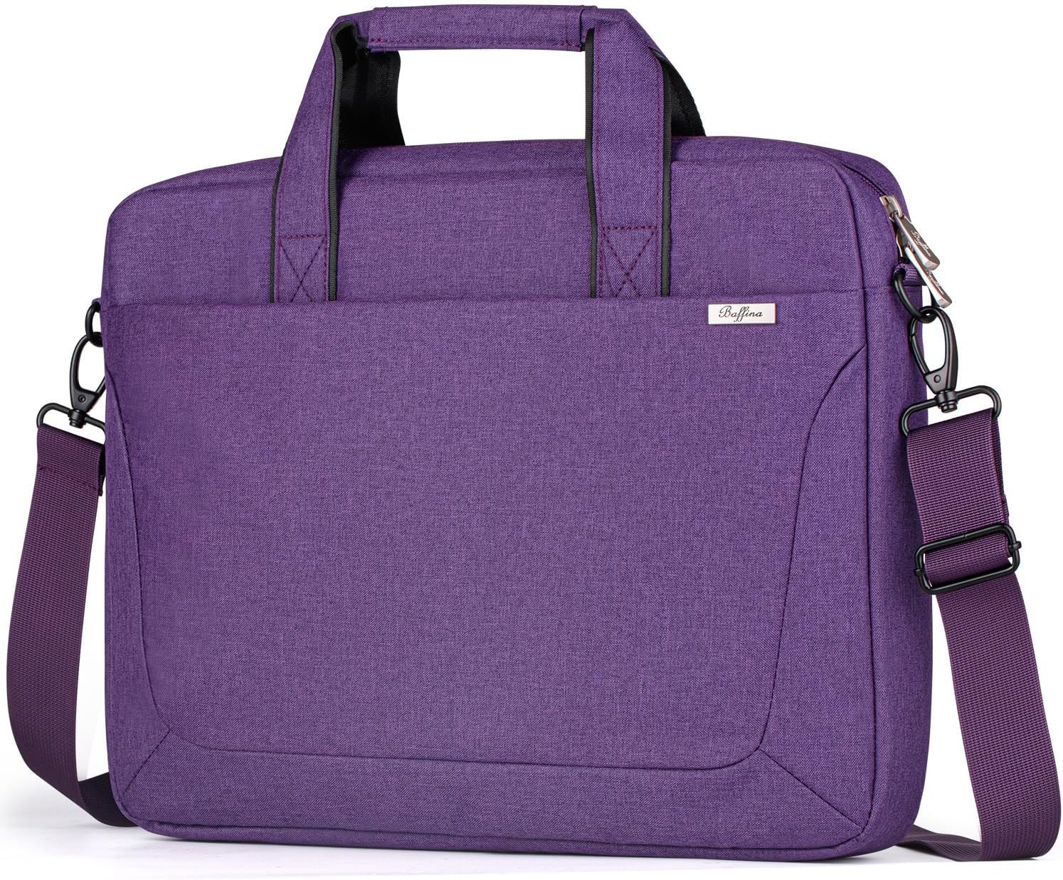 Waterproof Laptop Shoulder Bag for Men and Women, 15.6-16 Inch Messenger Case, P
