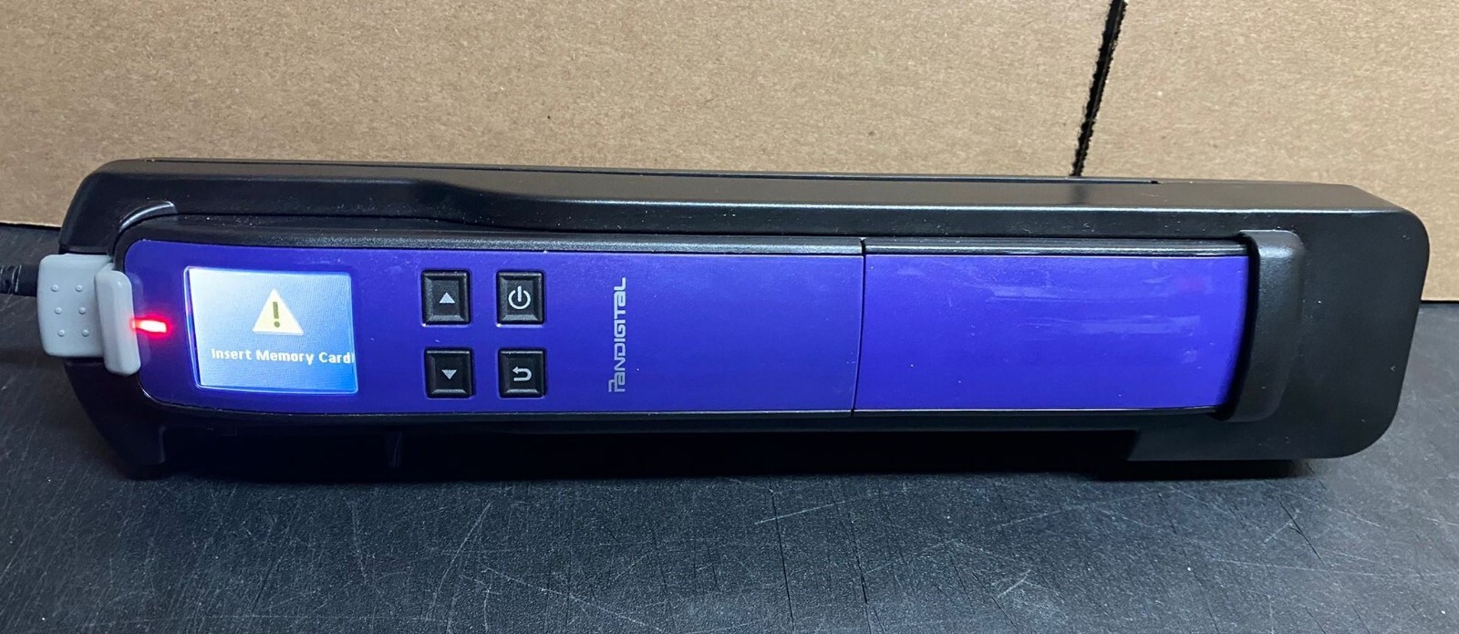 Pandigital PANSCN10PU Handheld Wand Scanner w/ Feeder Doc Station No Memory Card