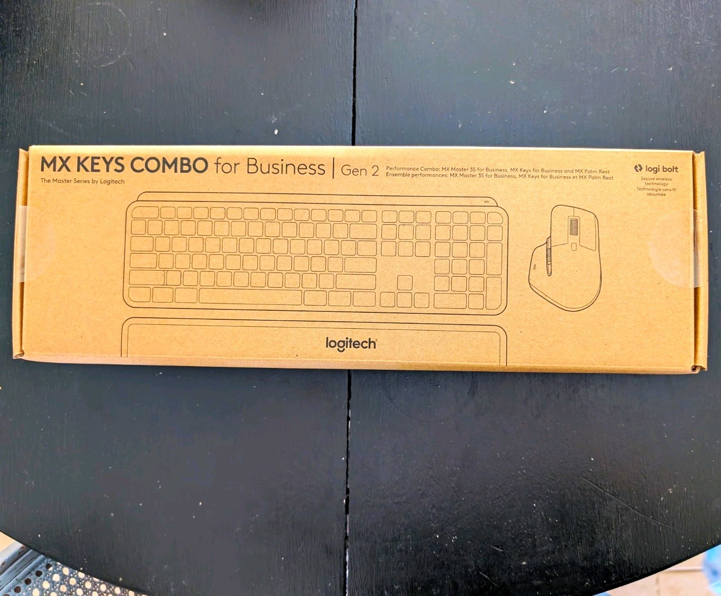 Logitech MX Keys Combo for Business Gen 2 Wireless Bluetooth Keyboard Mouse