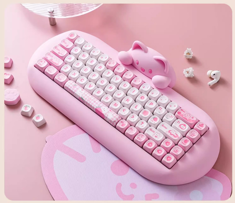 Yunzii Universe C68 Berry Pudding Meow Wireless Keyboard